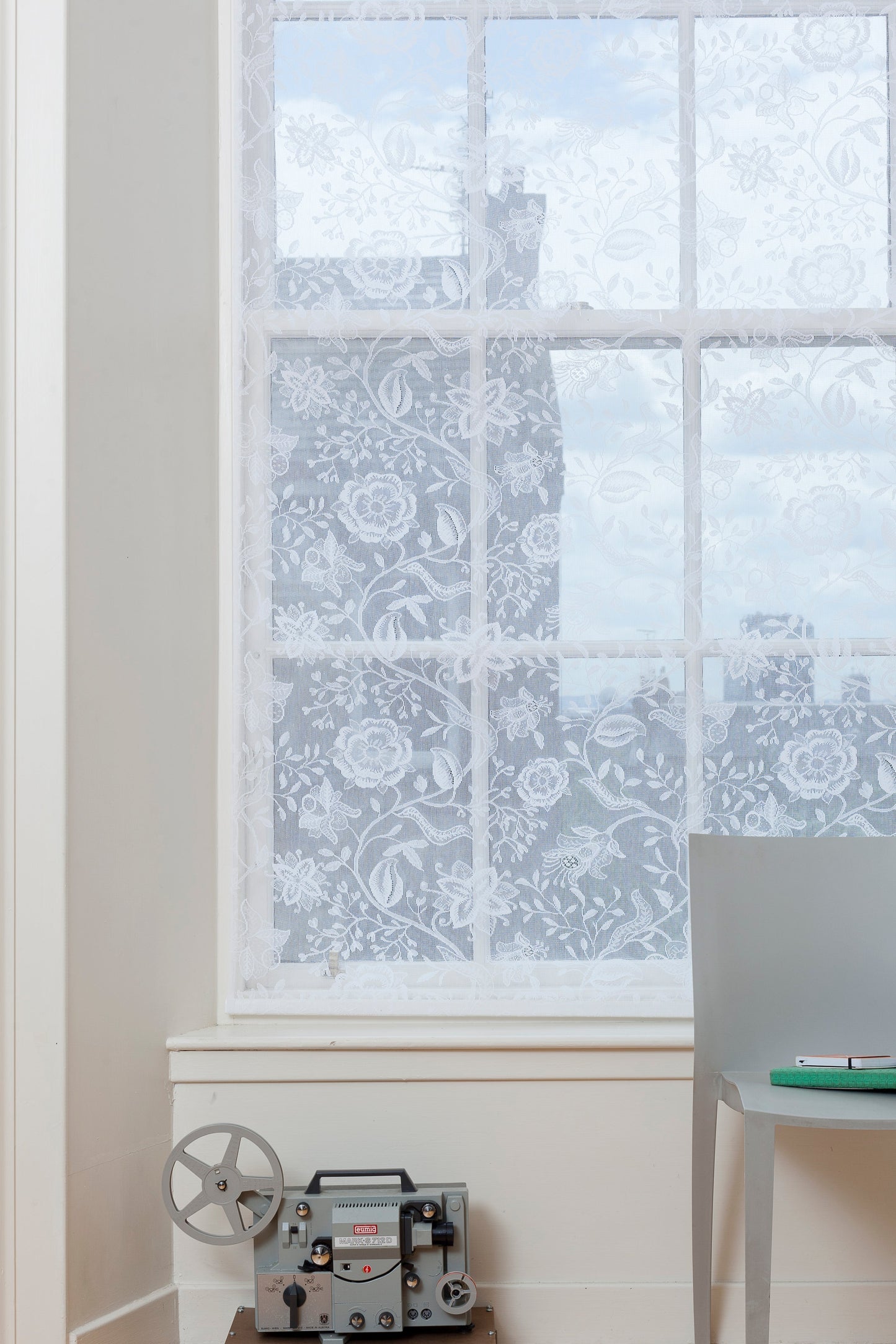 Custom Roller Shades ~ The Madalyn ~ White-Home Gifts-Prince of Scots