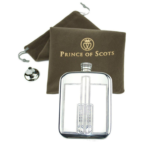 Charles Rennie Mackintosh Art Nouveau Design Flask-Gifts-Prince of Scots-Prince of Scots