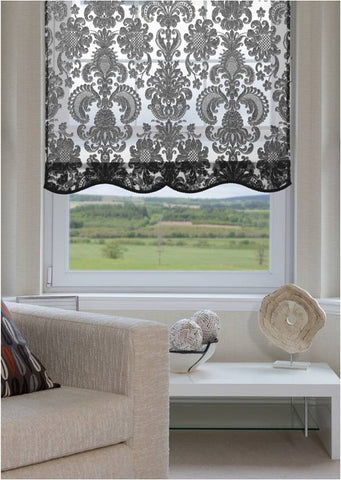 Custom Roller Shades ~ The Edward ~ Black-Home Gifts-Prince of Scots