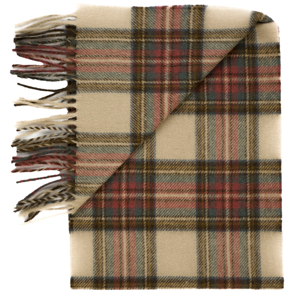 Prince of Scots Merino Lambswool Tartan Scarf (Antique Dress Stewart)-Gifts-Prince of Scots-00810032751432-PrinceScarf15-Prince of Scots