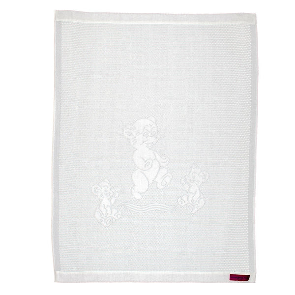 Southampton Home Lace Weave Teddy Bear Baby Blanket ~ White ~-Gifts-00810032751326-{sku]-Prince of Scots