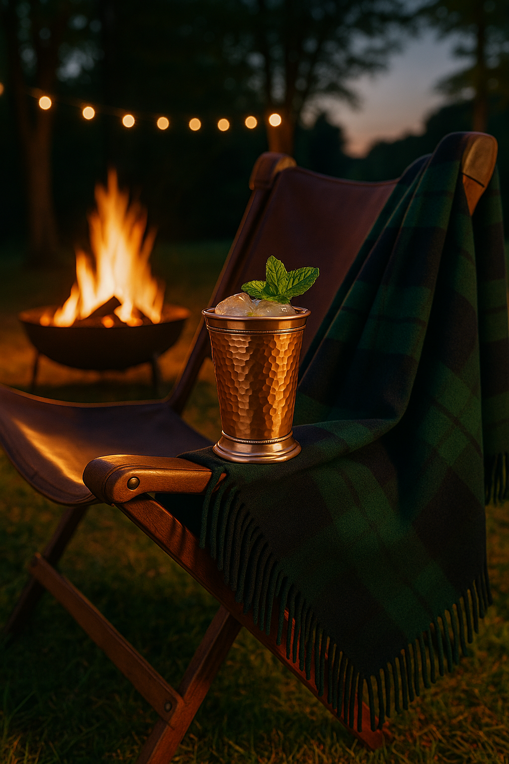 Fall Made Perfect with Highland Tweeds around the Firepit