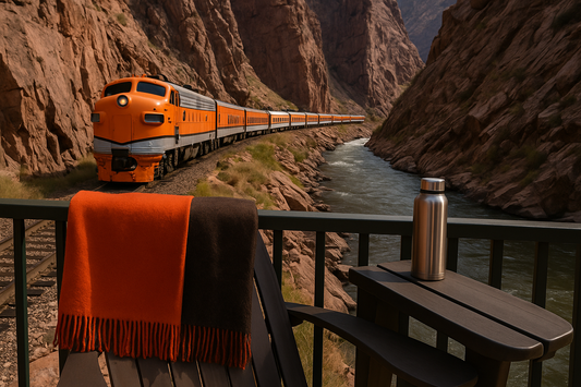 Prince of Scots Highland Tweeds Visit the Royal Gorge