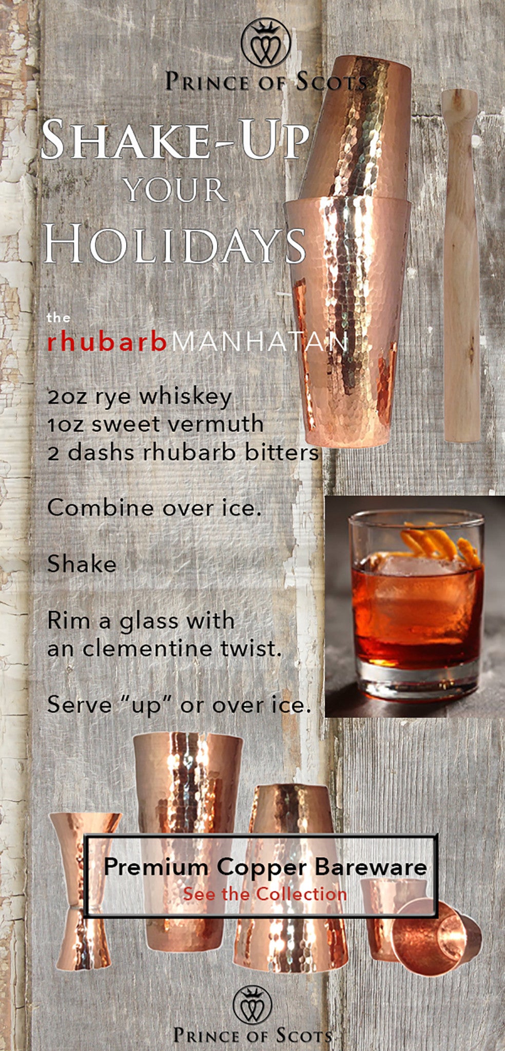 The Rhubarb Manhattan