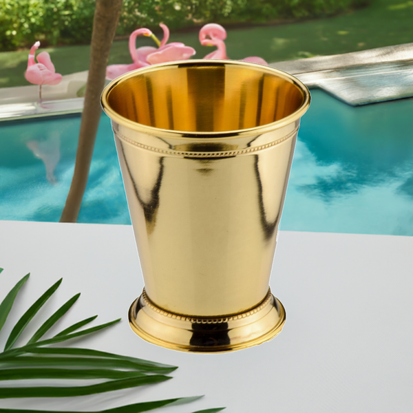 24K Gold Plate Julep Cup - Limited Edition -Mint Julep-Prince of Scots-810032751579-GoldMintJulep-Prince of Scots