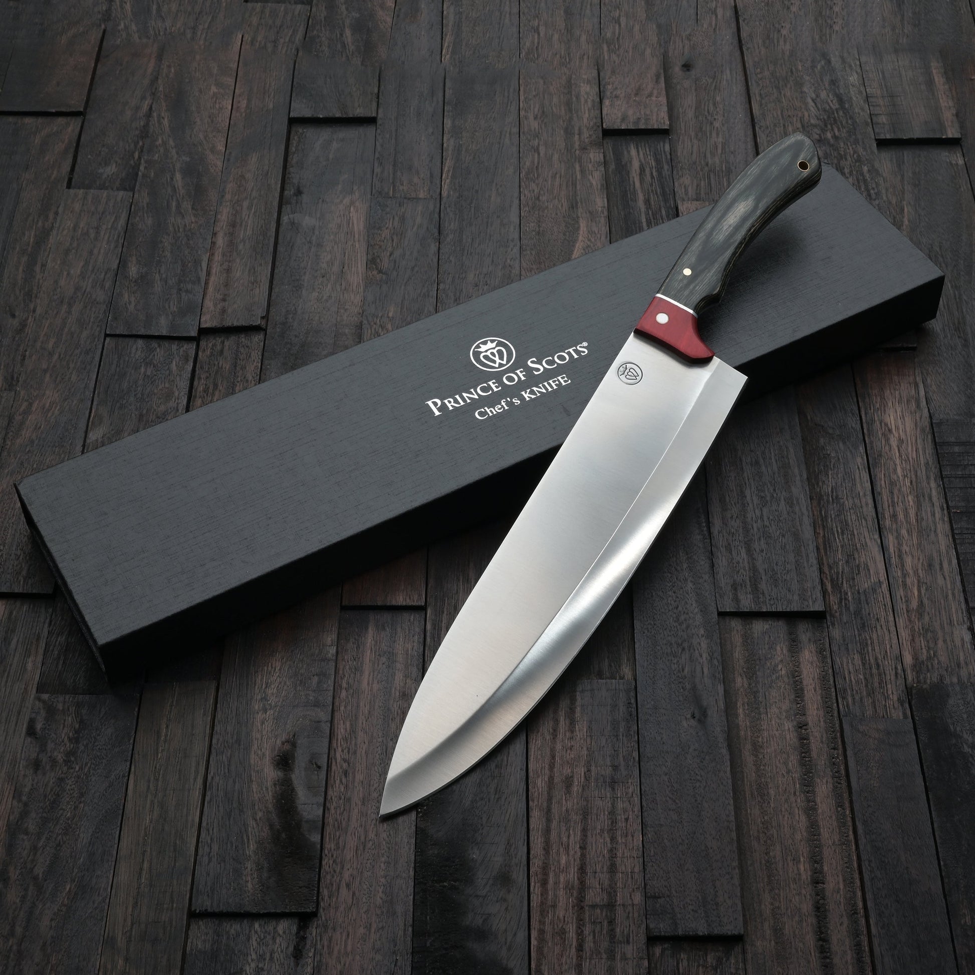 Double Bevel Chef's Knife-Barware-Prince of Scots-810032753238-ChefKnife-Prince of Scots