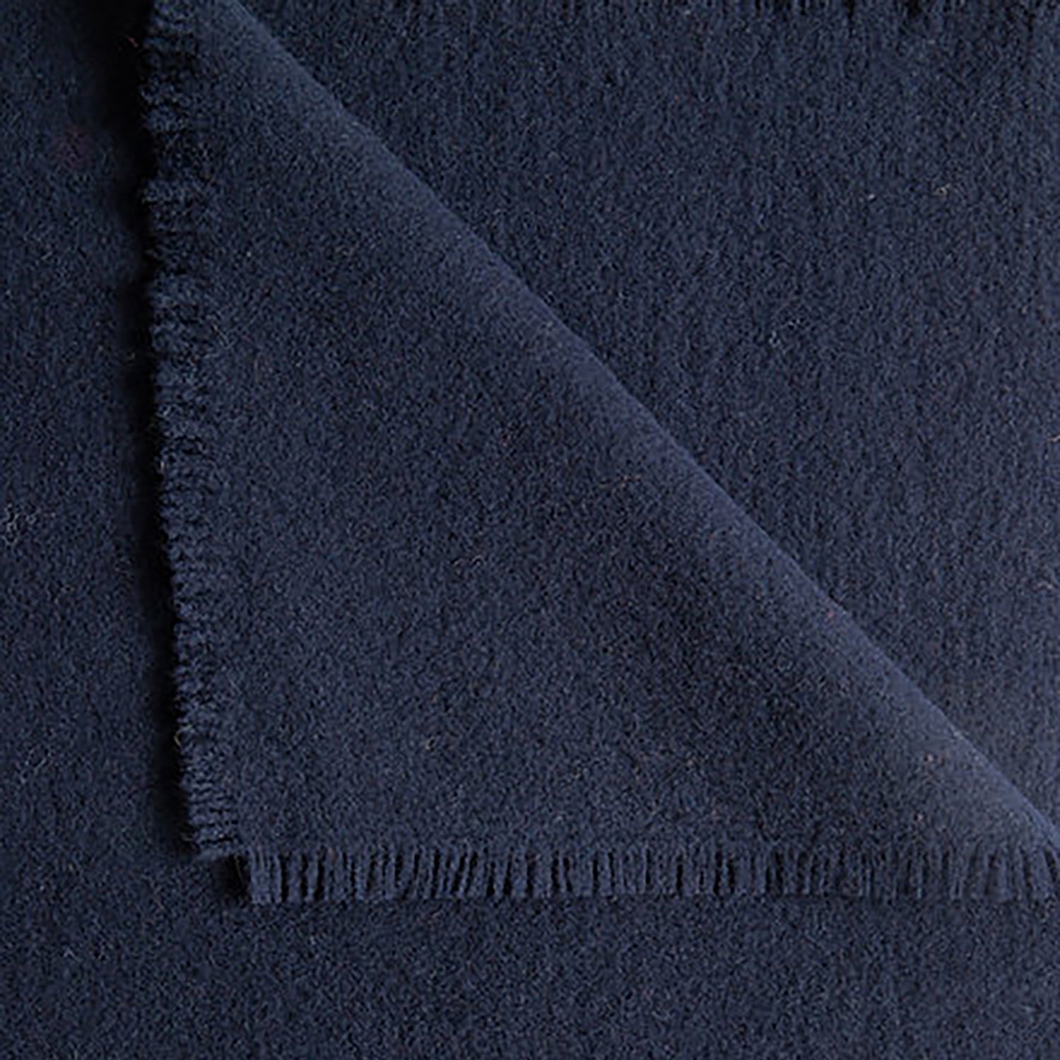 Boucle Extra Fine Merino Wool Throw ~ Midnight Blue ~-Blankets-[bar code]-BoucleMidnight-Prince of Scots