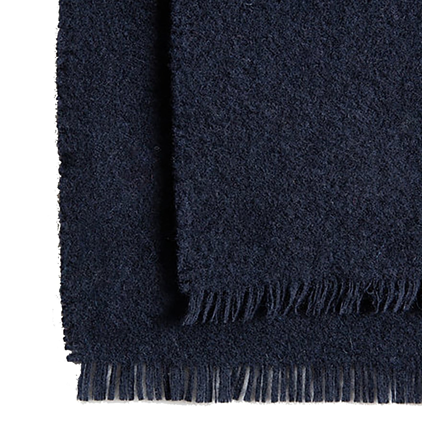 Boucle Extra Fine Merino Wool Throw ~ Midnight Blue ~-Blankets-[bar code]-BoucleMidnight-Prince of Scots