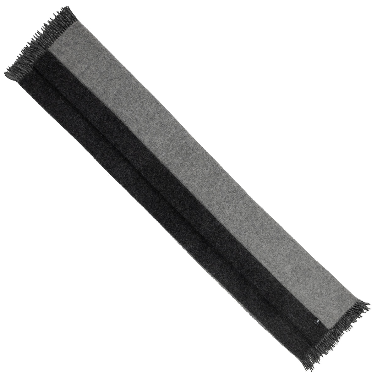 Highland Tweeds Reversible Double Cloth Throw (Silver/Grey) Available 4/25-Throws and Blankets-[bar code]-Prince of Scots