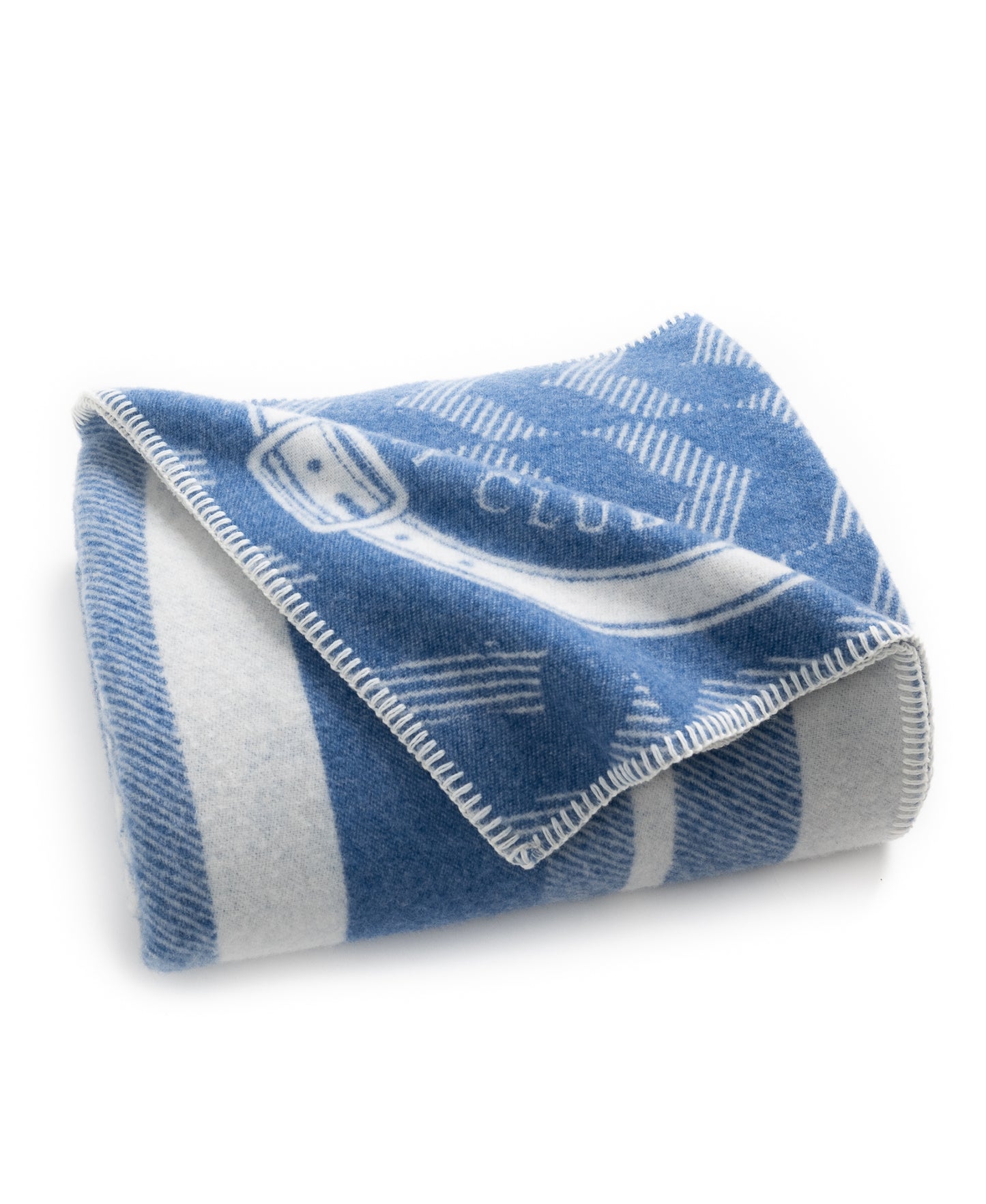 Country Club Heritage Throw – Merino Wool Golf Blanket by Prince of Scots-[bar code]-Prince of Scots