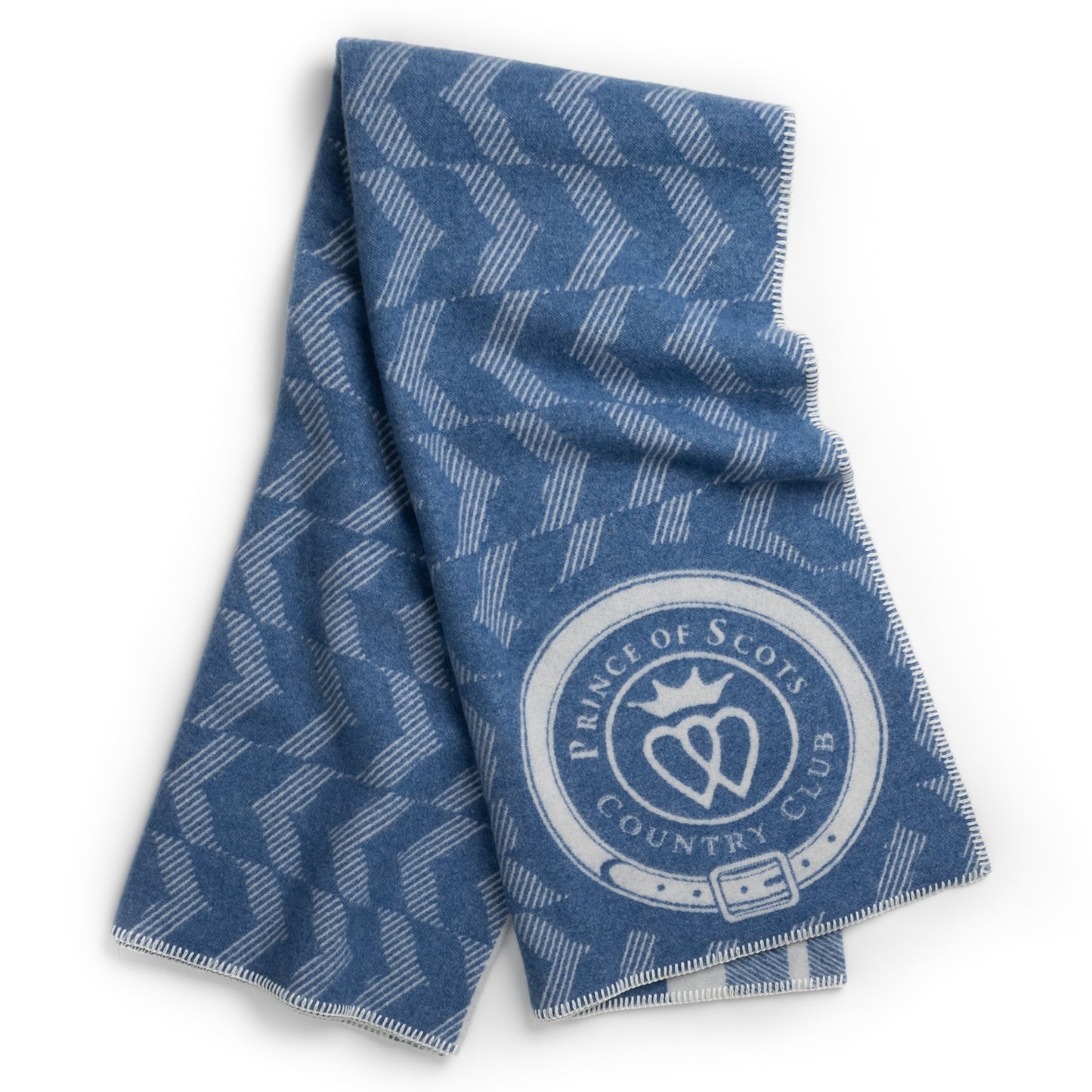 Country Club Heritage Throw – Merino Wool Golf Blanket by Prince of Scots-[bar code]-Prince of Scots