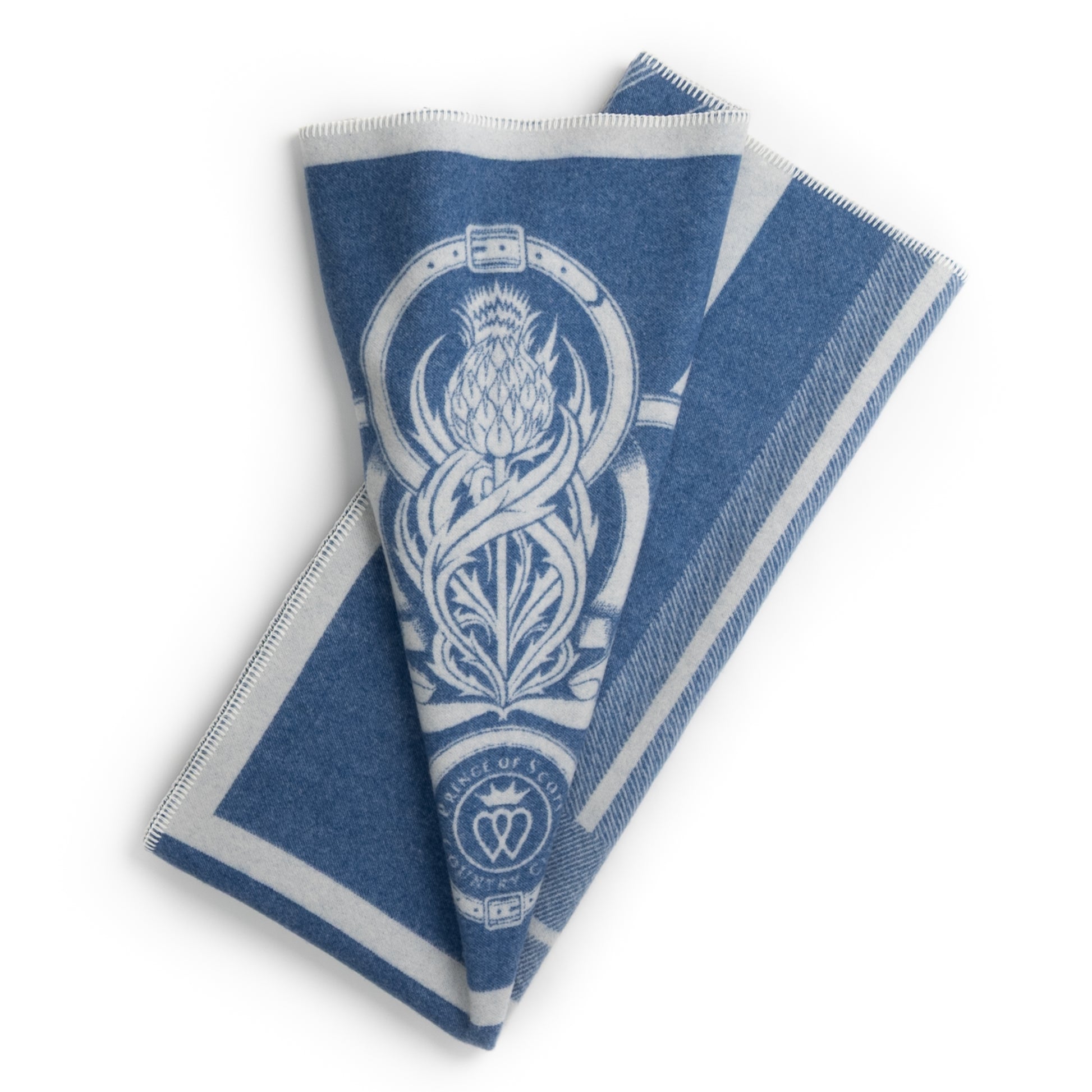Country Club Heritage Throw – Merino Wool Golf Blanket by Prince of Scots-[bar code]-Prince of Scots