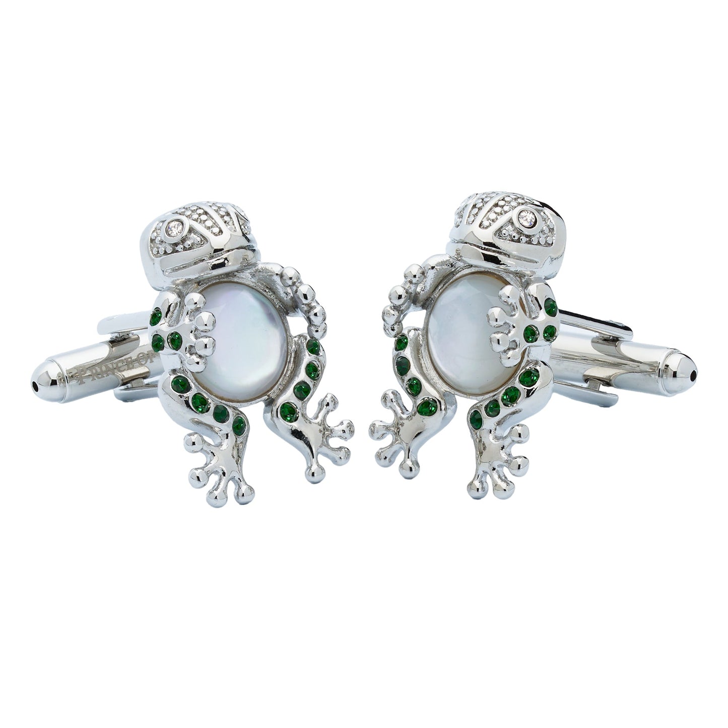 Crystal Frog Prince Cufflinks-Gifts-[bar code]-CrystalFrogPrince-Prince of Scots