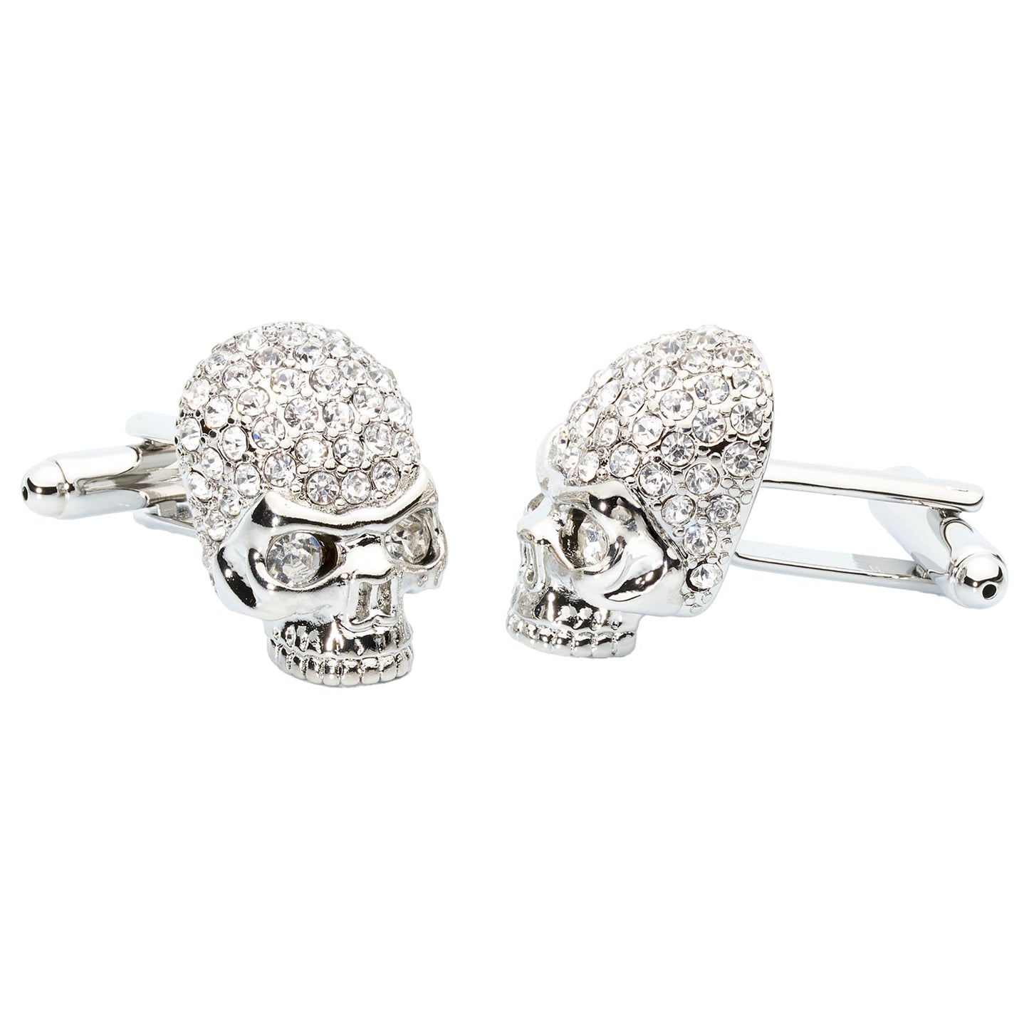 Crystal Skull Cufflinks-Gifts-[bar code]-CrystalSkulls-Prince of Scots