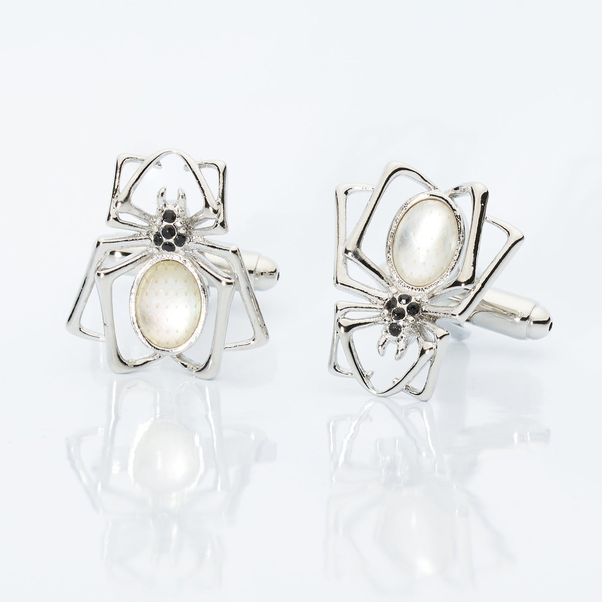 Crystal Spider Cufflinks-Gifts-[bar code]-CrystalSpider-Prince of Scots