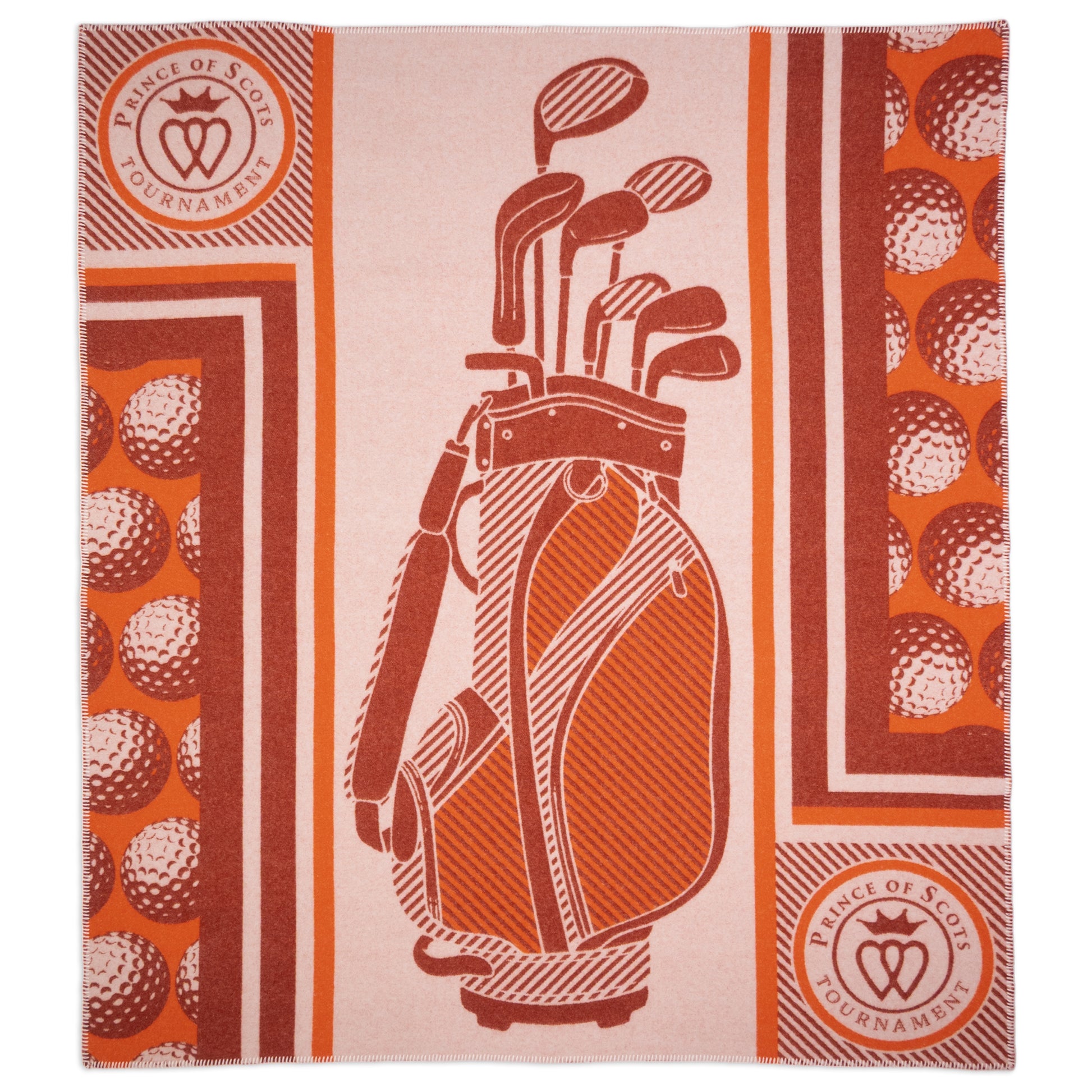 Fairway Heritage Throw – Merino Wool Sporting Blanket by Prince of Scots-Throws and Blankets-[bar code]-Prince of Scots