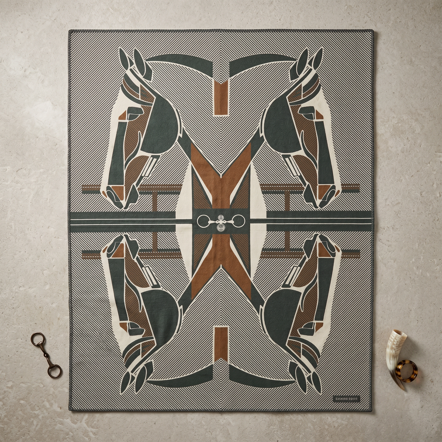 The Thoroughbred Throw – Extra-Fine Italian Merino Wool | 58" x 76" Camel