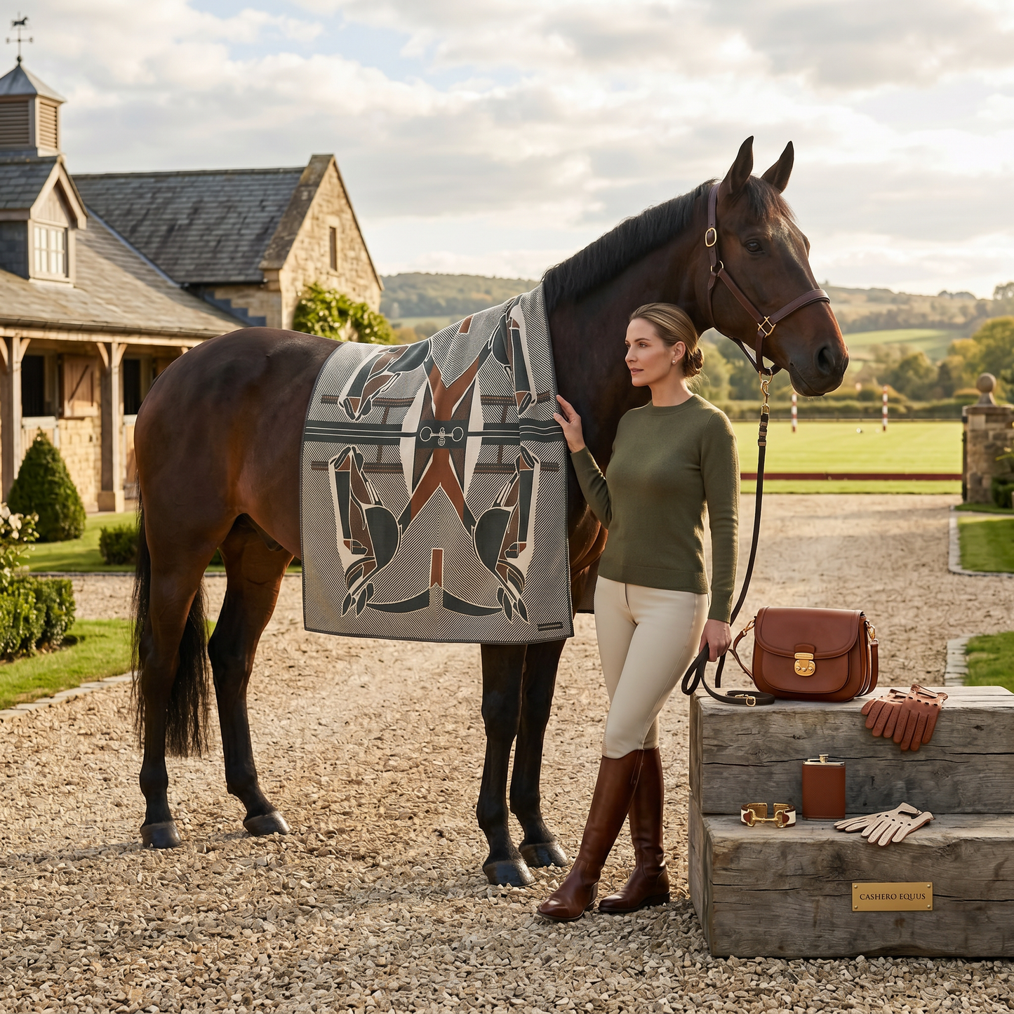 The Thoroughbred Throw – Extra-Fine Italian Merino Wool | 58" x 76" Camel