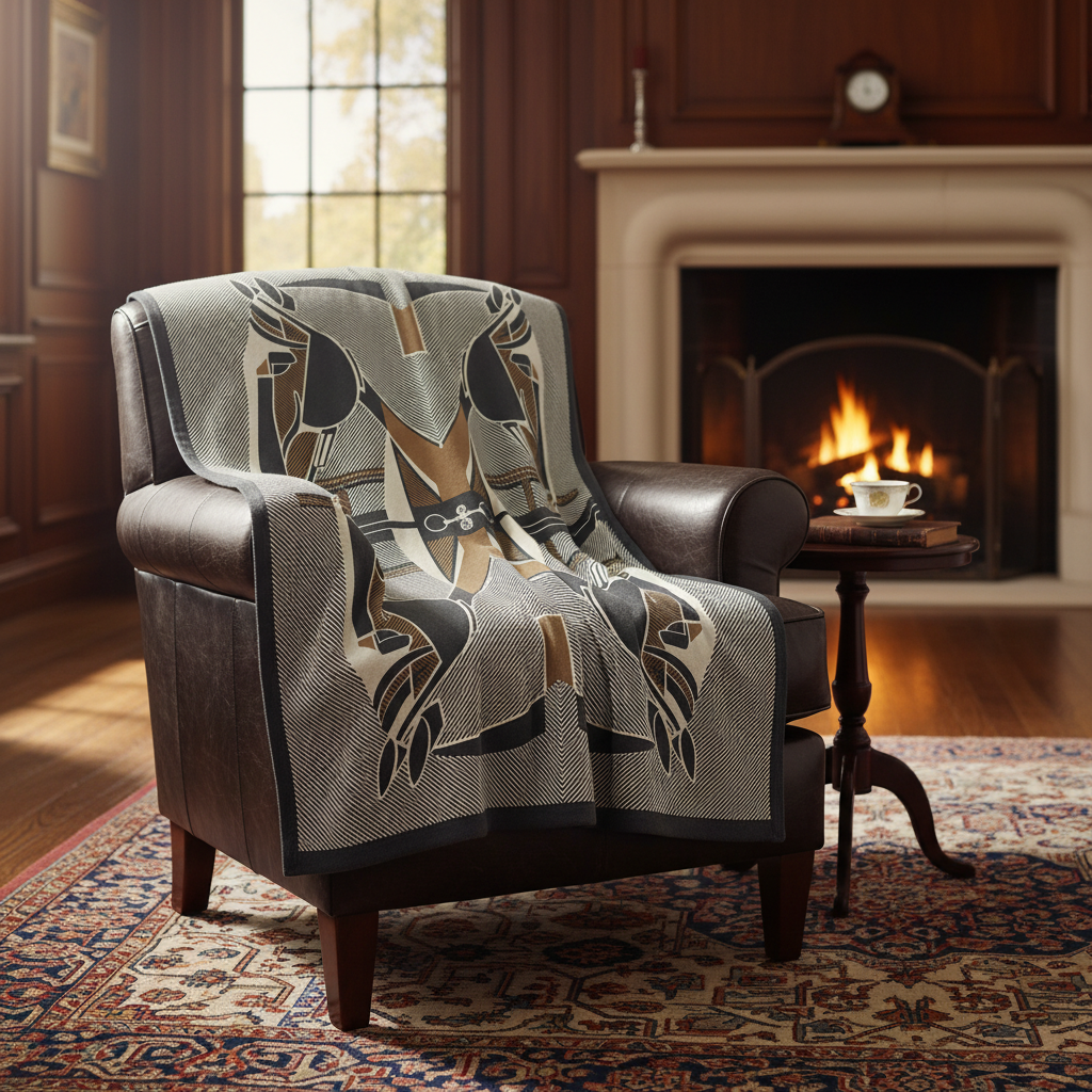 The Thoroughbred Throw – Extra-Fine Italian Merino Wool | 58" x 76" Camel
