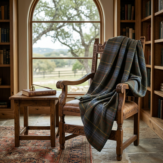 Highland Tweeds® BIG Throw — Antique Hunting Stewart | New Zealand Wool