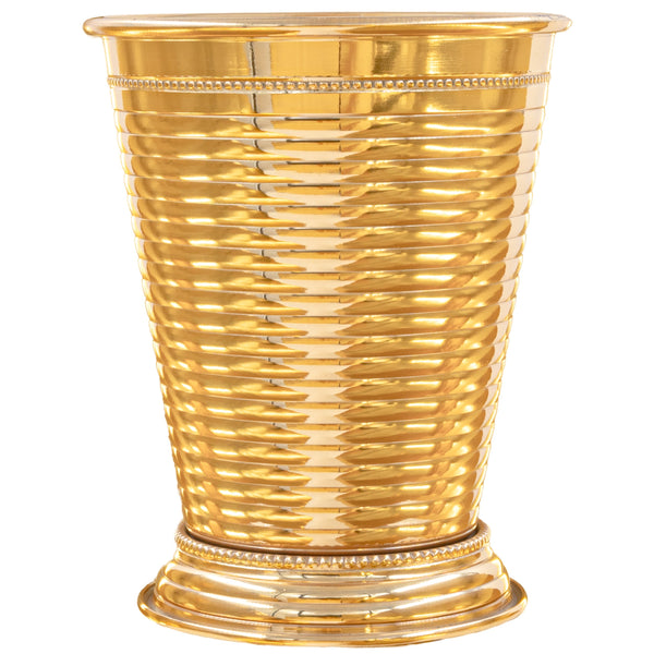 Fluted 24K Gold Plate Julep-Mint Julep-[bar code]-FluttedGold-Prince of Scots