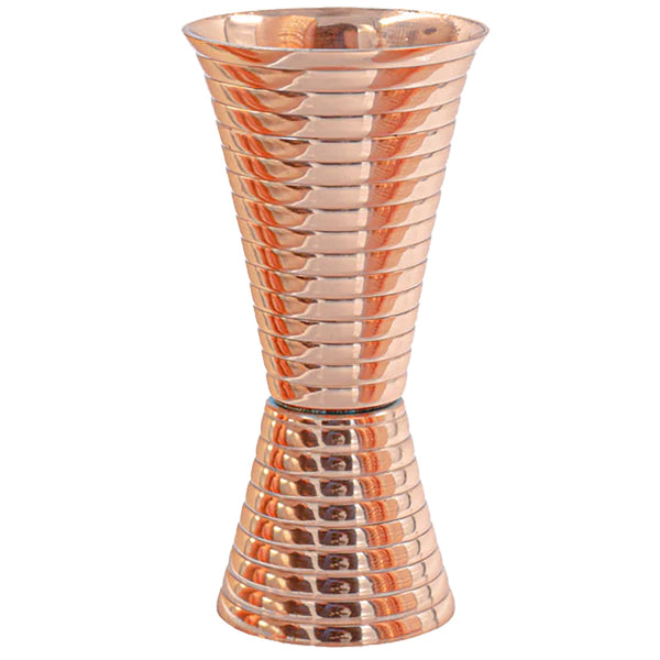 Fluted Copper Double Side Jigger-Dining and Entertaining-Prince of Scots-810032754044-FlutedCopperJigger-Prince of Scots