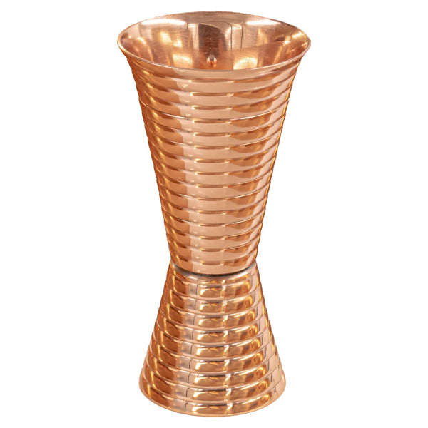 Fluted Copper Double Side Jigger-Dining and Entertaining-Prince of Scots-810032754044-FlutedCopperJigger-Prince of Scots