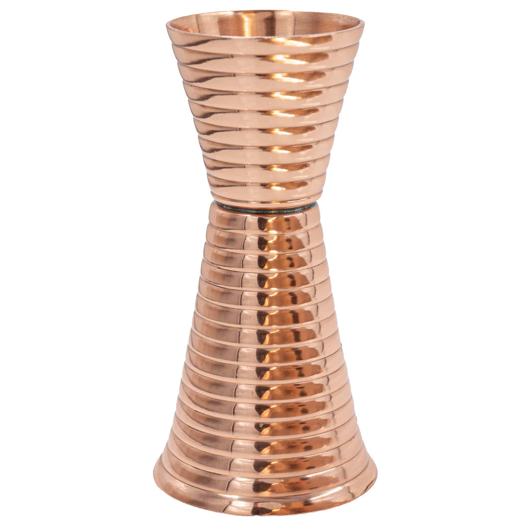 Fluted Copper Double Side Jigger-Dining and Entertaining-Prince of Scots-810032754044-FlutedCopperJigger-Prince of Scots