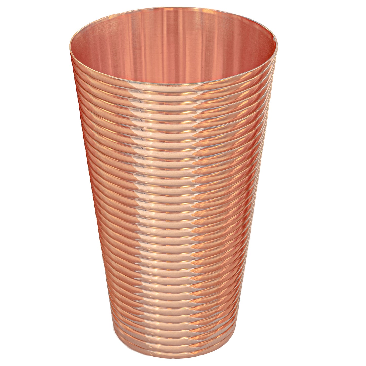 Fluted Copper Tumbler-Dining and Entertaining-Prince of Scots-810032754020-FlutedCopperTumbler-Prince of Scots