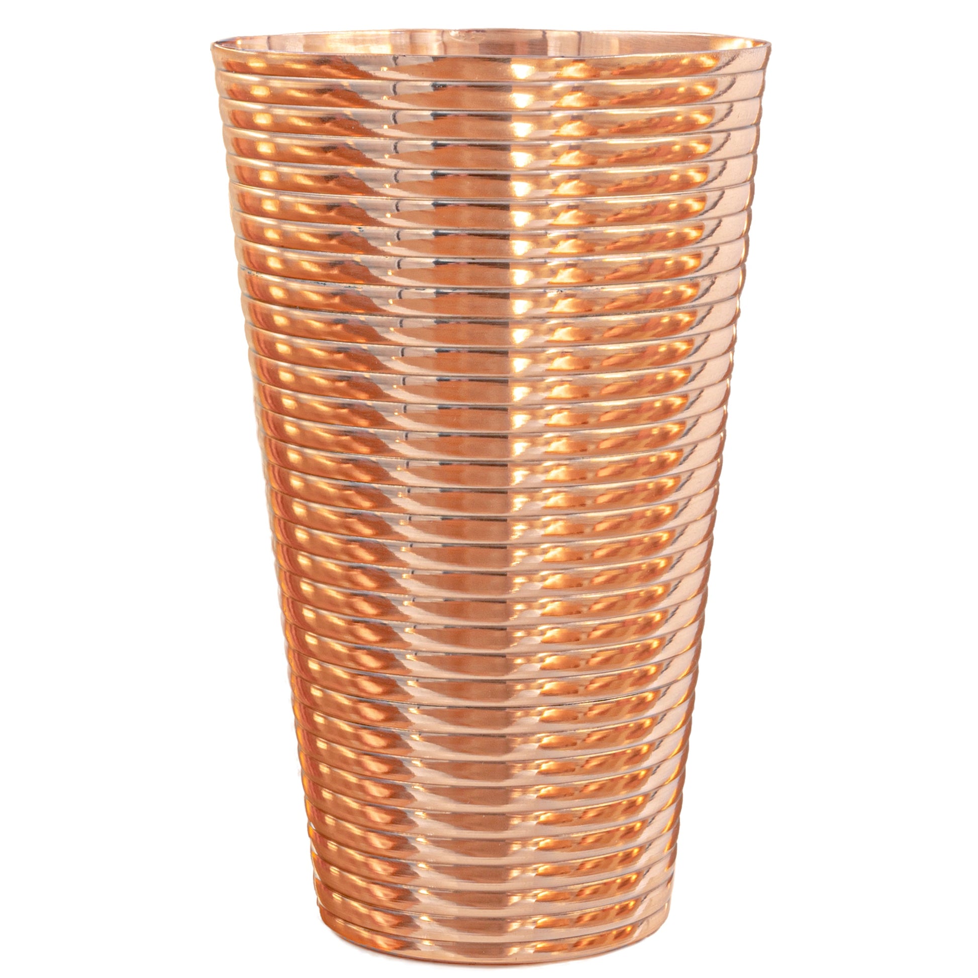 Fluted Copper Tumbler-Dining and Entertaining-Prince of Scots-810032754020-FlutedCopperTumbler-Prince of Scots