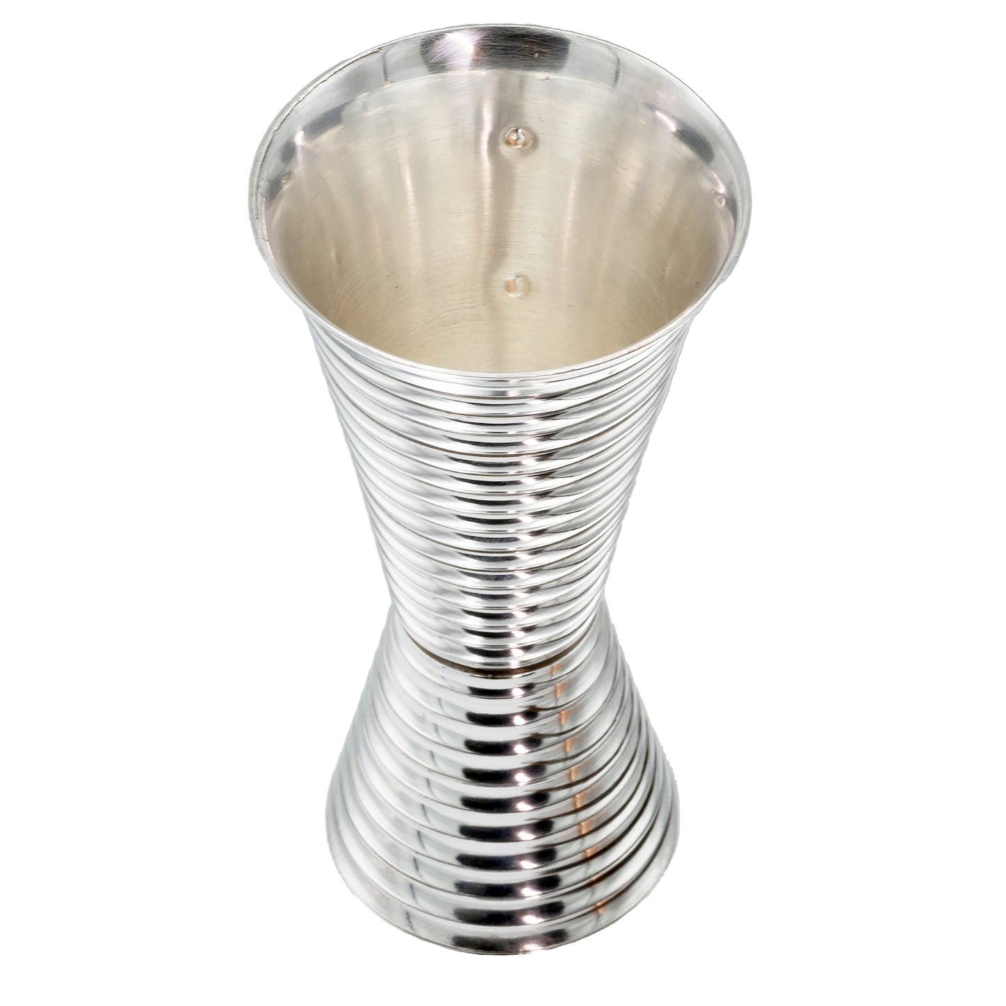 Fluted Silver Double Side Jigger-Dining and Entertaining-Prince of Scots-810032754037-SilverFlutedJigger-Prince of Scots