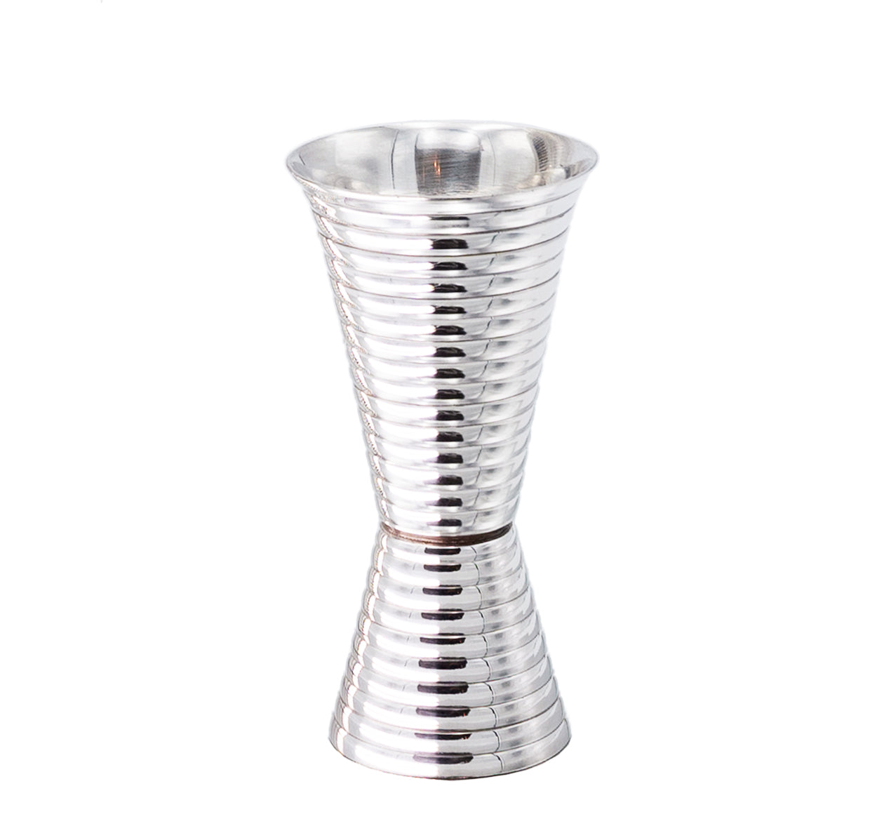 Fluted Silver Double Side Jigger-Dining and Entertaining-Prince of Scots-810032754037-SilverFlutedJigger-Prince of Scots