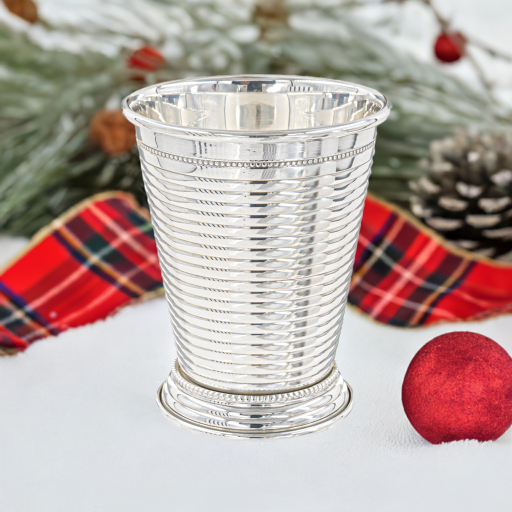 Fluted Silver Julep Cup-Mint Julep-Prince of Scots-810032753986-FlutedSilver-Prince of Scots