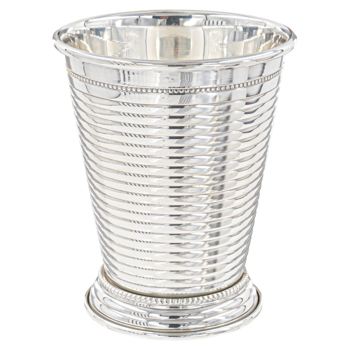 Fluted Silver Julep Cup-Mint Julep-Prince of Scots-810032753986-FlutedSilver-Prince of Scots