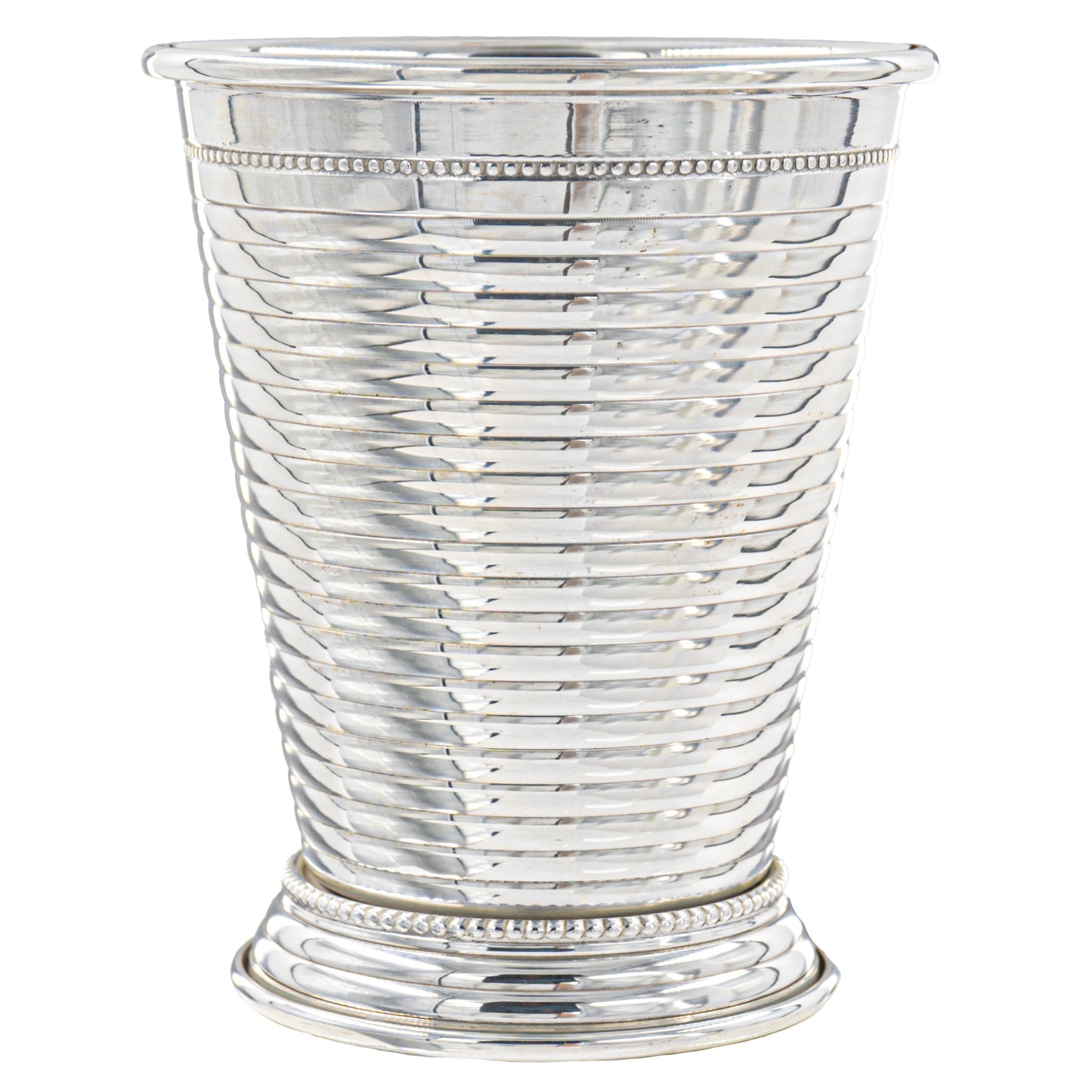 Fluted Silver Julep Cup-Mint Julep-Prince of Scots-810032753986-FlutedSilver-Prince of Scots