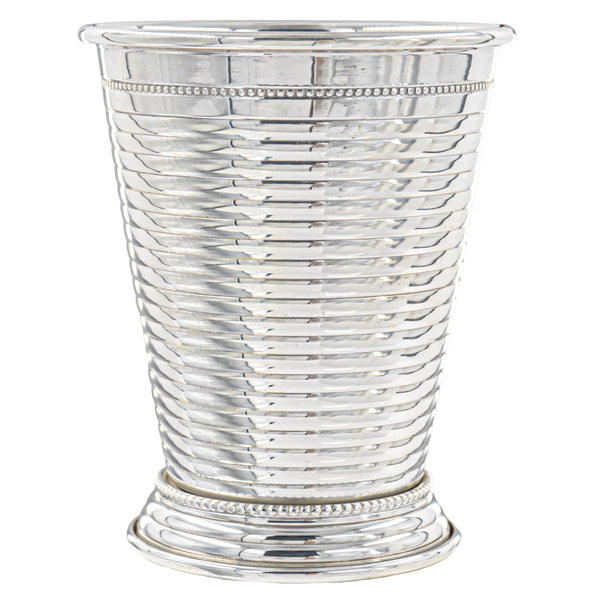 Fluted Silver Julep Cup-Mint Julep-Prince of Scots-810032753986-FlutedSilver-Prince of Scots