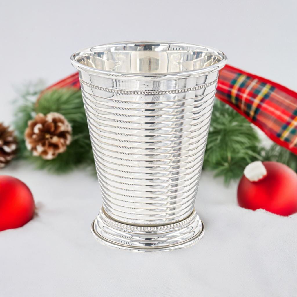 Fluted Silver Julep Cup-Mint Julep-Prince of Scots-810032753986-FlutedSilver-Prince of Scots