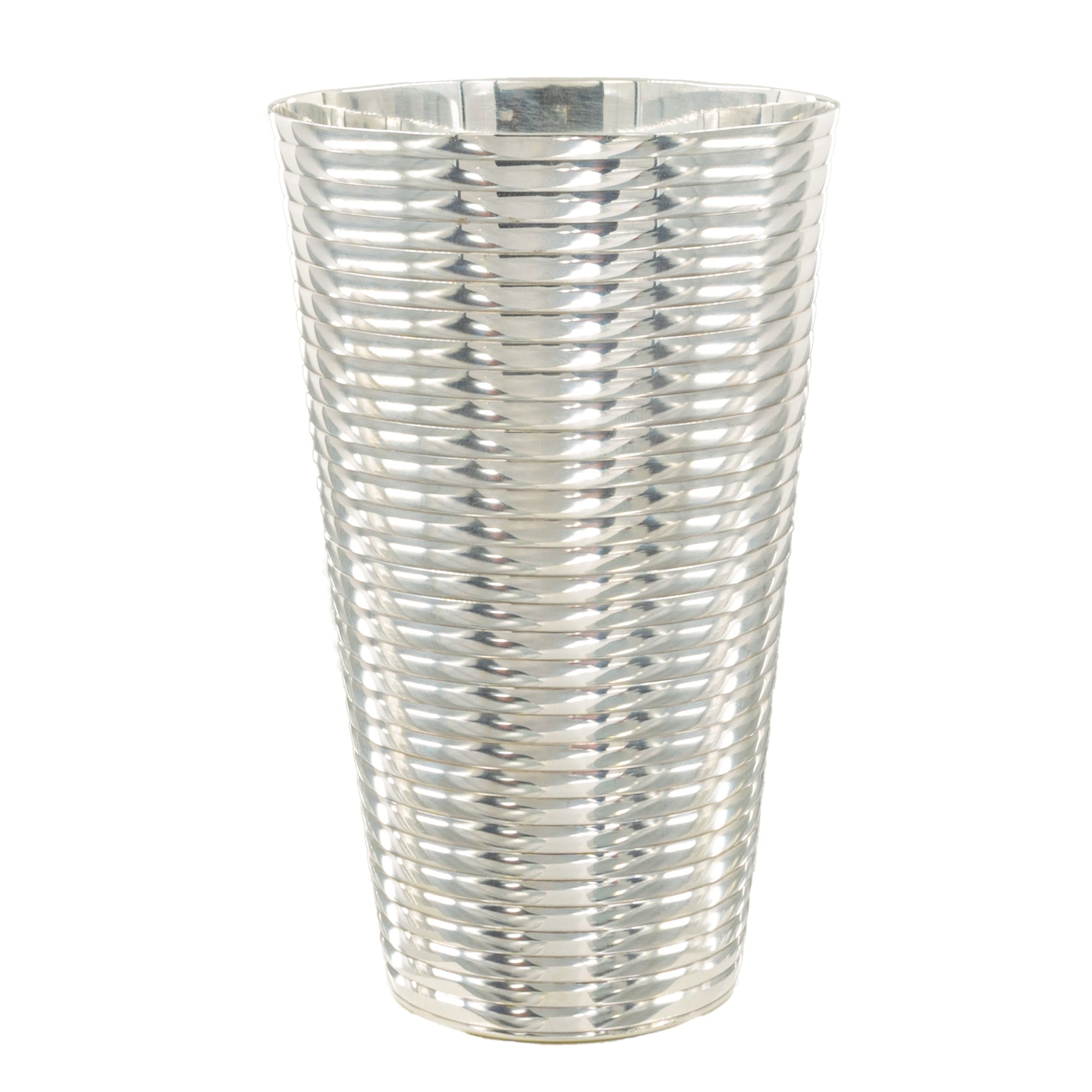 Fluted Silver Tumbler-Dining and Entertaining-Prince of Scots-810032754013-FlutedSilverTumbler-Prince of Scots