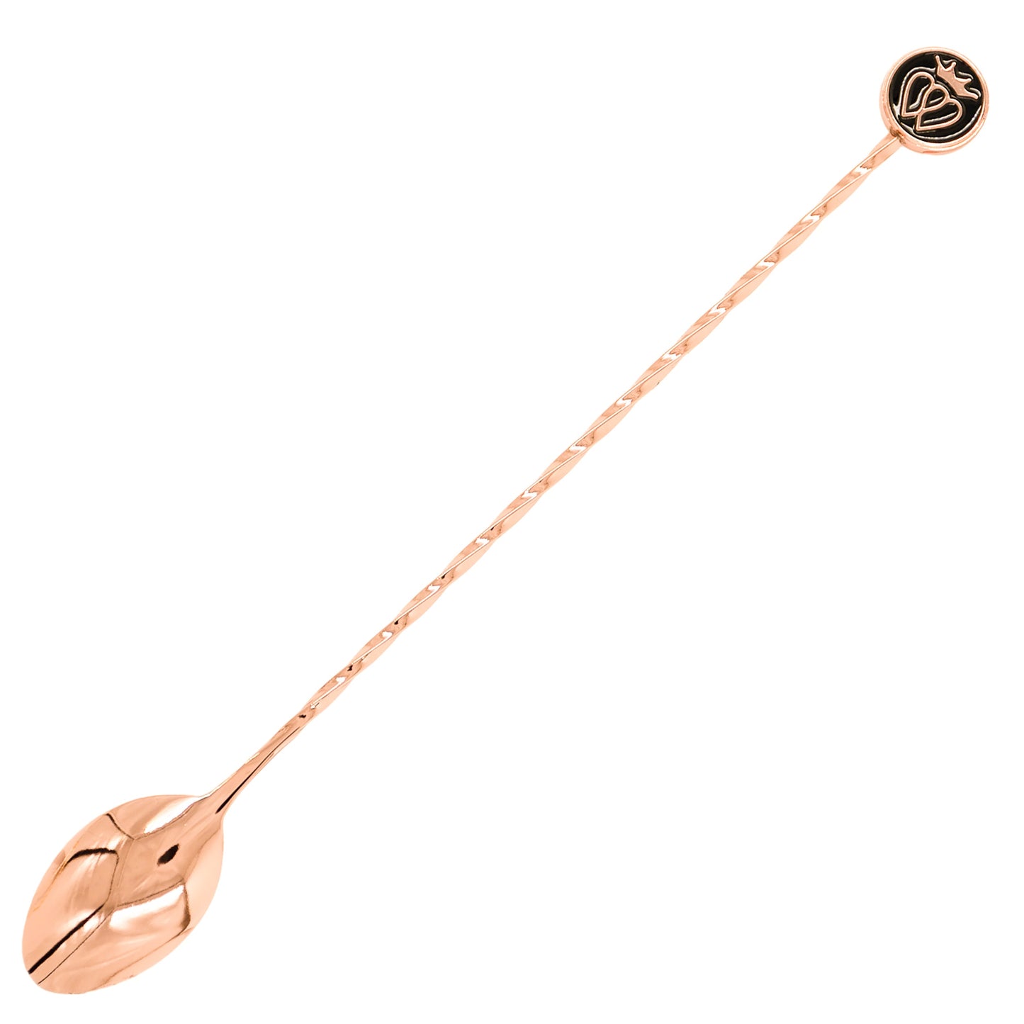 French Cocktail Spoon ~ Copper ~-Barware-Prince of Scots-810032753757-FrenchSpoonCopper-Prince of Scots