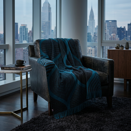 Hampton BoHo Throw – Extra-Fine Italian Merino Wool | 56" x 72"