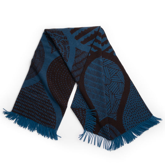 Hampton BoHo Throw – Extra-Fine Italian Merino Wool | 56" x 72"-Throws and Blankets-[bar code]-Prince of Scots