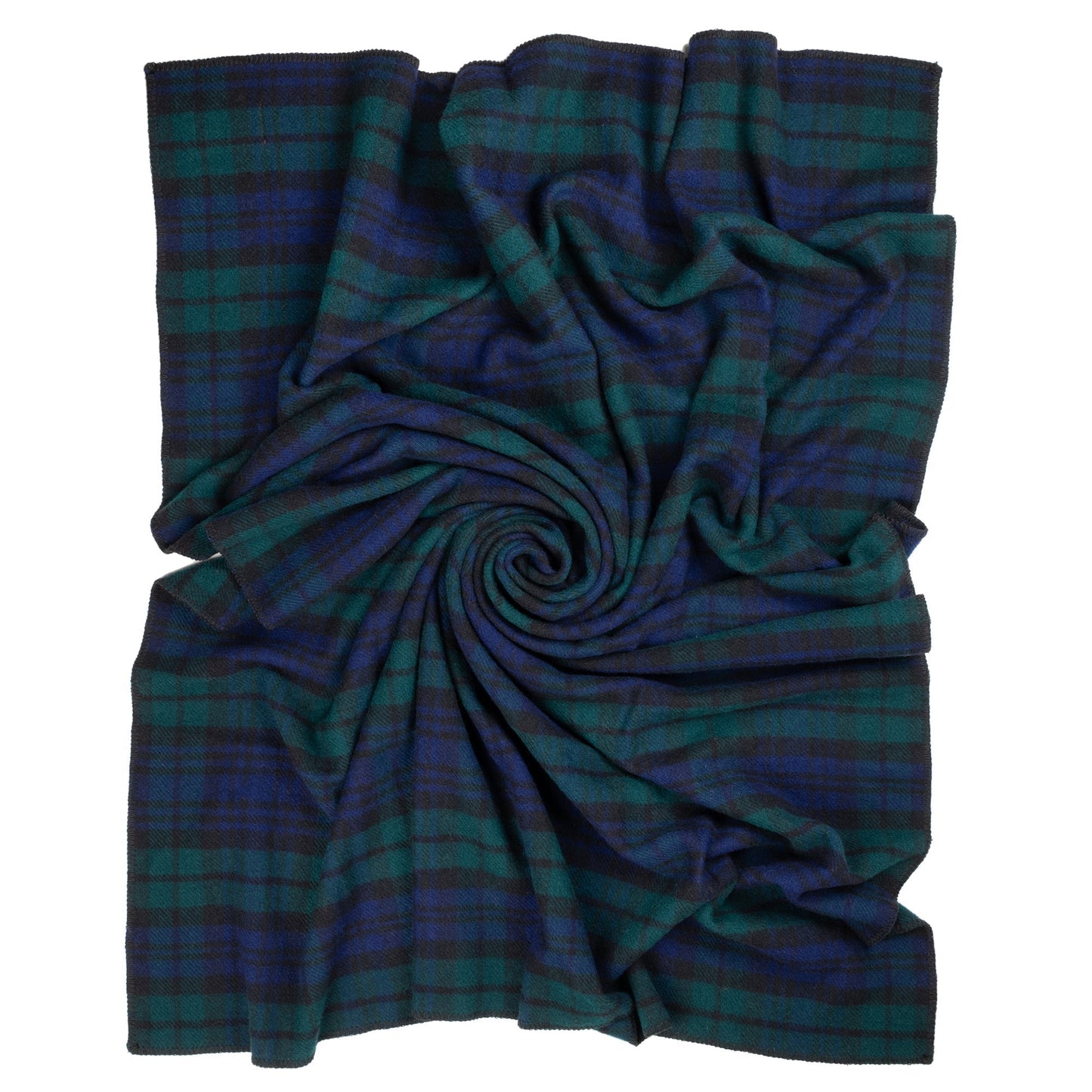 Prince of Scots Highland Tweeds BIG Throw ~ Black Watch ~-Throws and Blankets-810032752996-BIGThrowBlackWatch-Prince of Scots