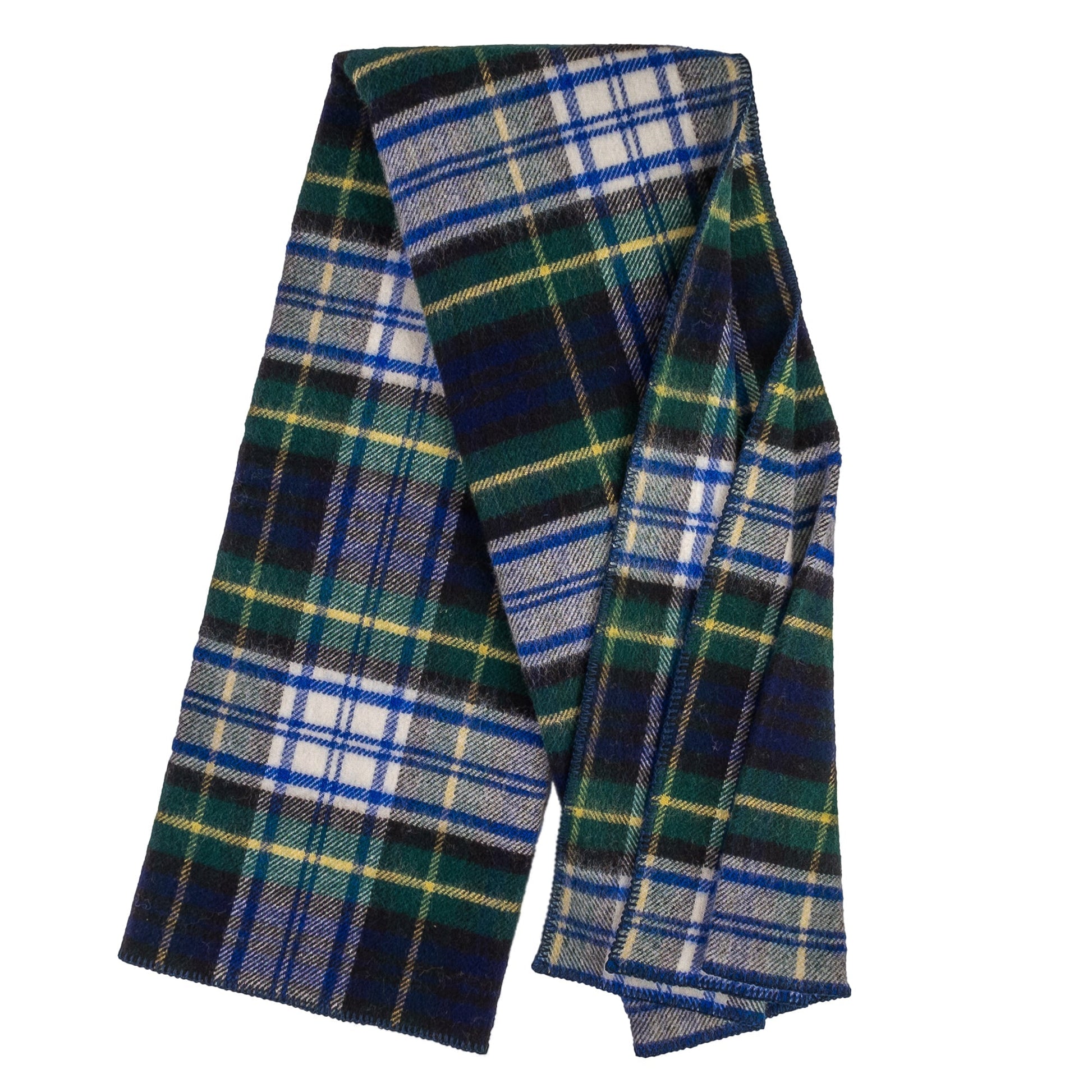 Highland Tweeds BIG Throw ~ Dress Gordon ~-Throws and Blankets-[bar code]-BIGThrowDressGordon-Prince of Scots