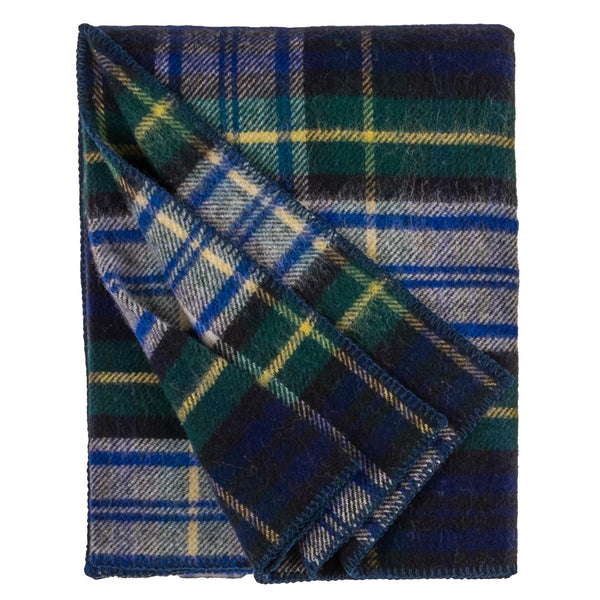 Highland Tweeds BIG Throw ~ Dress Gordon ~-Throws and Blankets-[bar code]-BIGThrowDressGordon-Prince of Scots