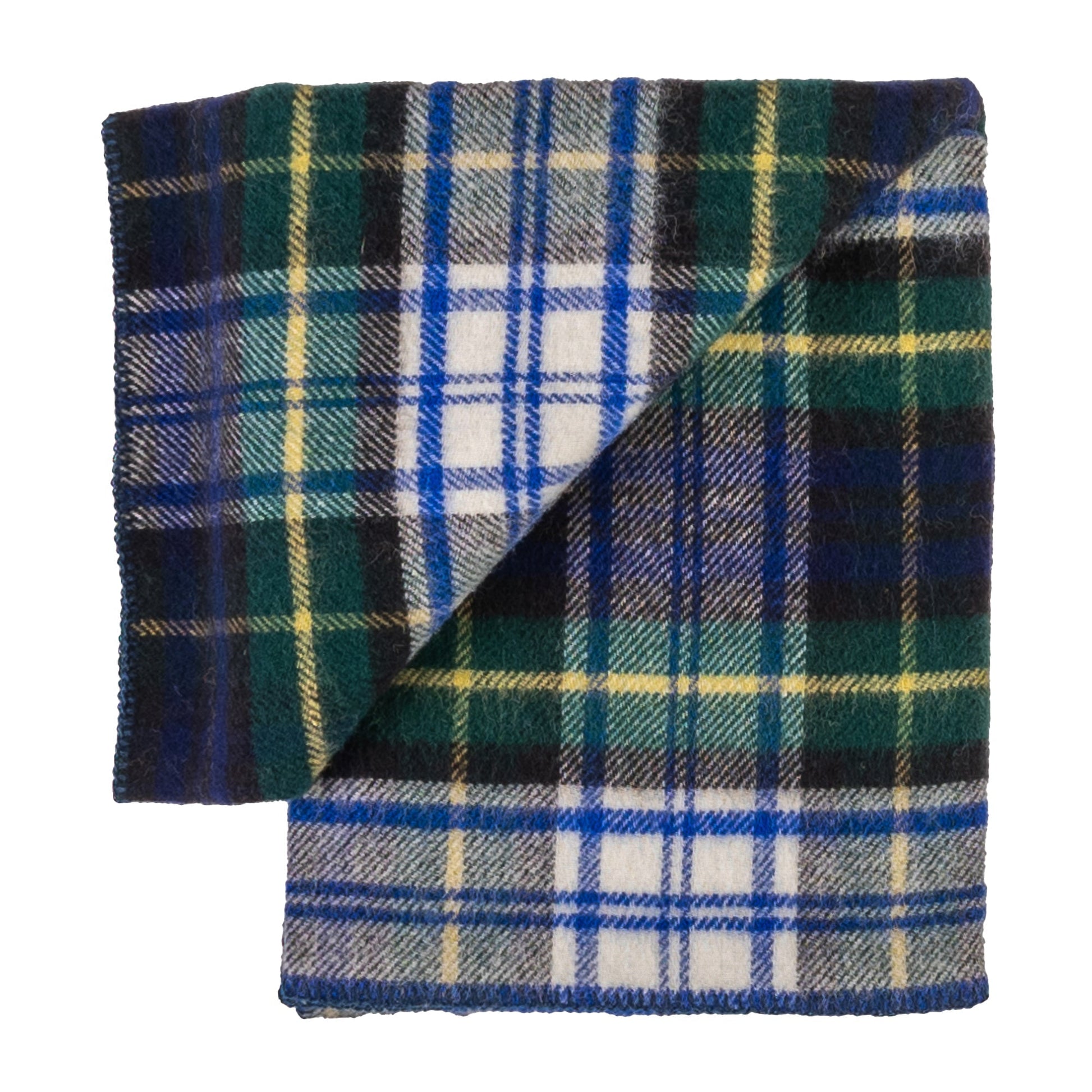 Highland Tweeds BIG Throw ~ Dress Gordon ~-Throws and Blankets-[bar code]-BIGThrowDressGordon-Prince of Scots