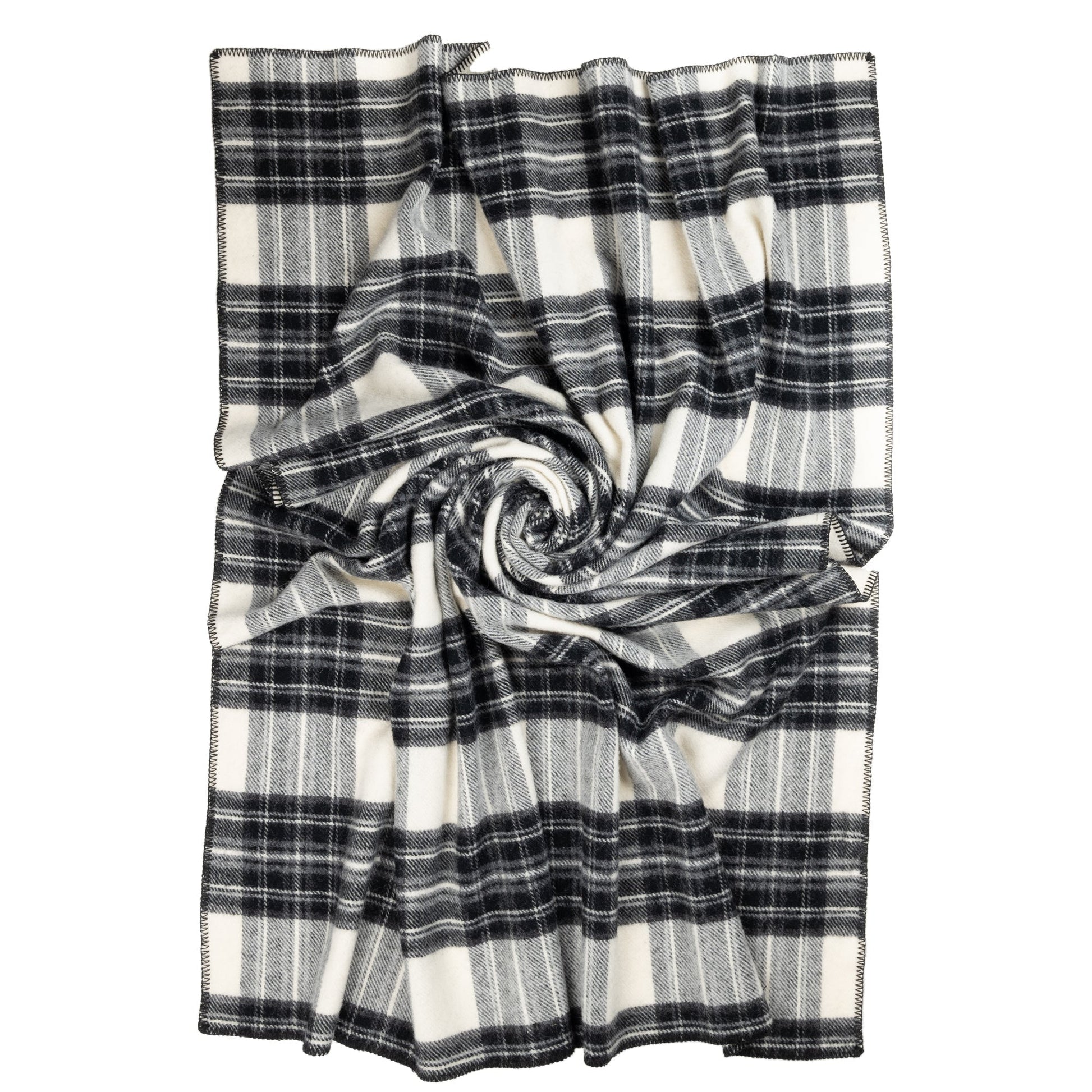 Prince of Scots Highland Tweeds BIG Throw ~ Dress Grey Stewart ~-Throws and Blankets-810032752989-BIGThrowDressGreyStewart-Prince of Scots