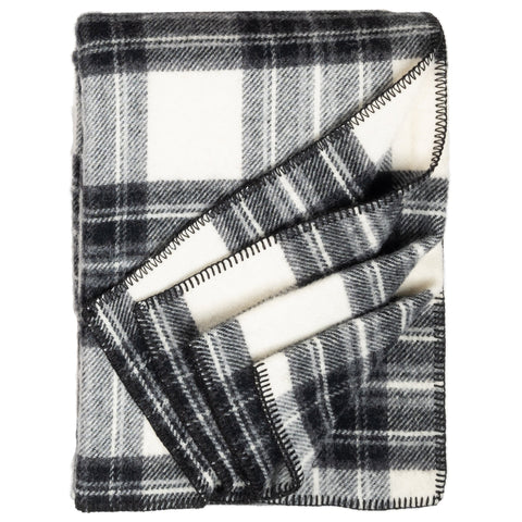 Prince of Scots Highland Tweeds BIG Throw ~ Dress Grey Stewart ~-Throws and Blankets-810032752989-BIGThrowDressGreyStewart-Prince of Scots