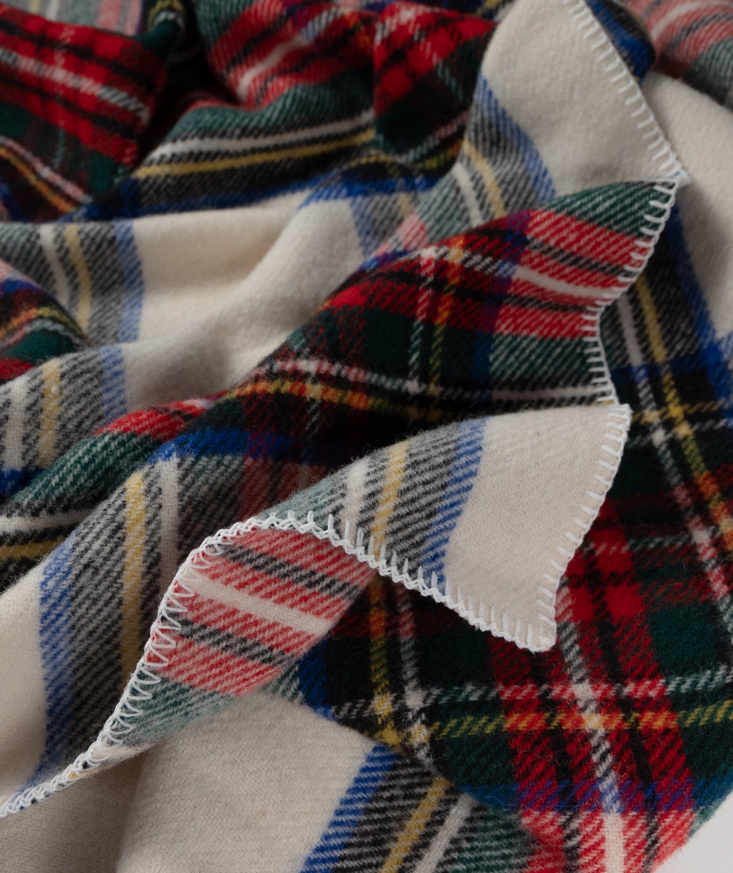 Highland Tweeds BIG Throw ~ Dress Stewart ~-Throws and Blankets-[bar code]-Prince of Scots
