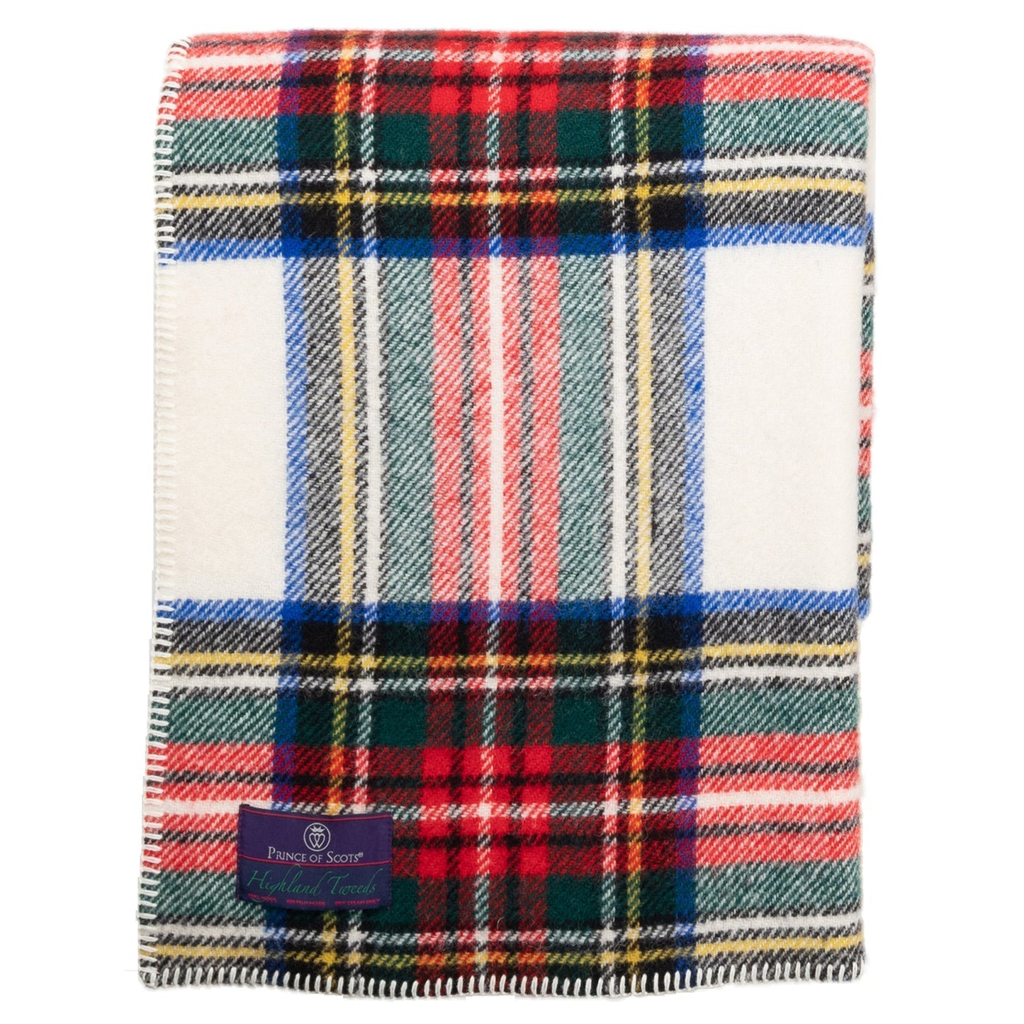 Prince of Scots Highland Tweeds BIG Throw ~ Dress Stewart ~-Throws and Blankets-810032752972-BIGThrowDressStewart-Prince of Scots