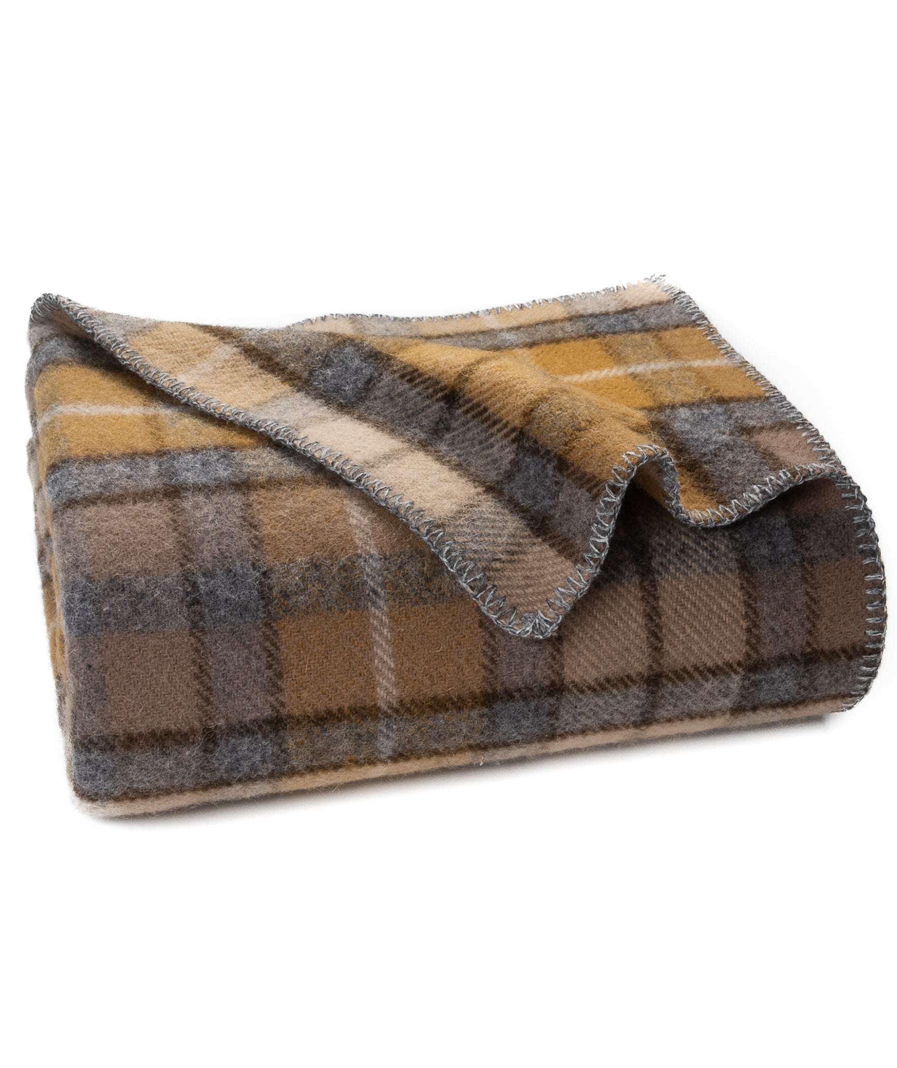 Highland Tweeds BIG Throw ~Natural Buchanan ~-Throws and Blankets-[bar code]-Prince of Scots